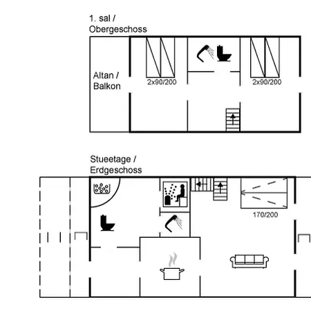 아파트 Sote - 1-2km From The Sea By Interhome Blåvand